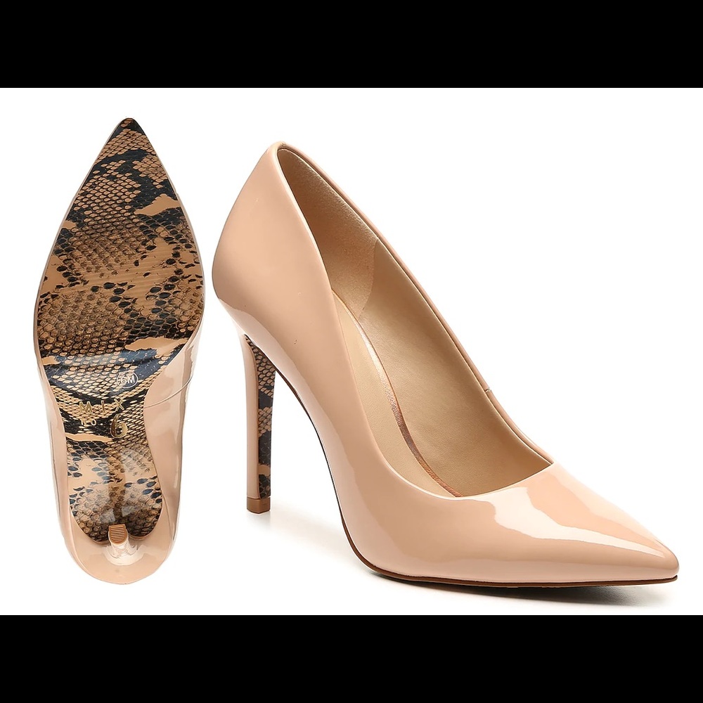 ****NEW**** Nude Patent Pointed Heel